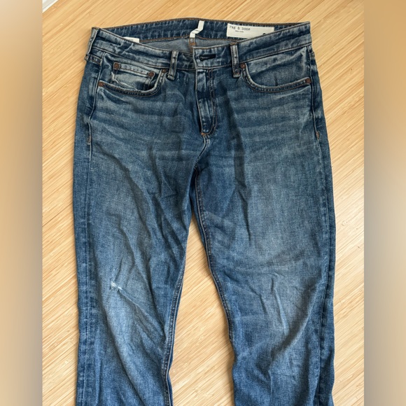 Rag & Bone Dre Slim Rise Low Boyfriend Jean excellent condition - Picture 3 of 4